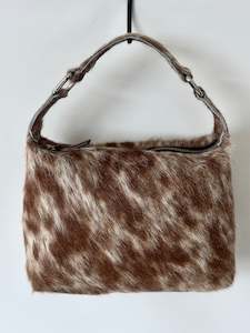 Weekend Bags Handbags Wallets: The Mini  - Tan + White Speckle