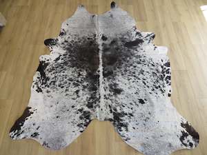 Super Cowhide Black & White Salt + Pepper (Speckled Park) - SKU 9480