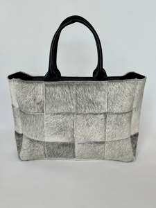 Patchwork Tote - All Grey