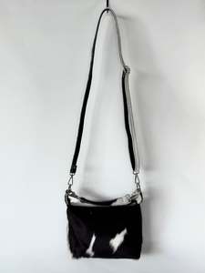 The Mini Shoulder 2 in 1  - Black + White Bold