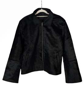 Cowhide Jackets: Medium size - Cowhide Jacket All Black