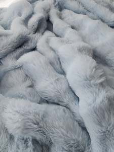 OCEAN BLUE PLUSH  THROW