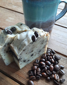 Products: Coffee scrub soap Coastal soap NZ