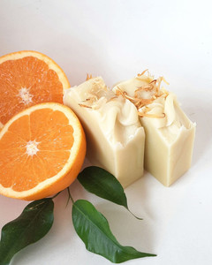 Calendula & Sweet Orange Coastal soap NZ