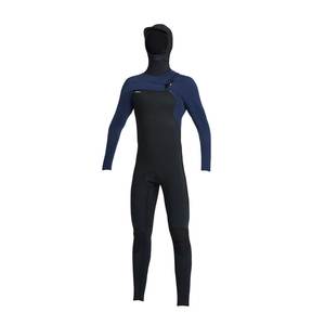 Clearance Product: O’Neill Youth Hyperfreak Chest Zip 5/4+ Hooded Wetsuit Black/Navy