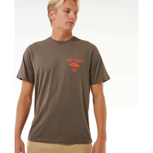 Clothing: Rip Curl Men’s Fade Out Icon Tee Rock