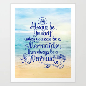 Unframed Beach Prints - Set of 4