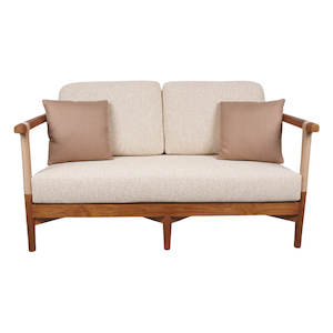 Popular And Trending: Harbour Teak & Rope Two Seater Outdoor Sofa - Natural & Beige