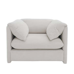 Popular And Trending: Coastal Cloud Pillow Armchair - Natural