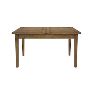 Dining Tables Chairs Benches: Rustic Rectangular Extension Dining Table 140-180cm - Smokehouse