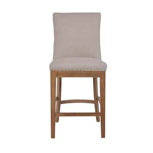 Hamptons Counter Stool - Natural Linen