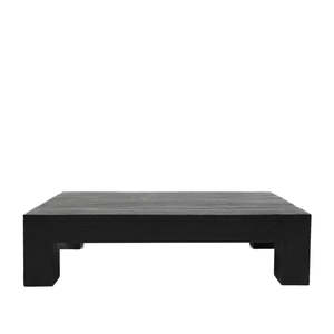 Elm Waterfall Coffee Table 150cm - Black