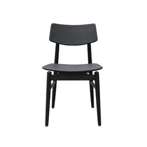 Norse Solid Oak Dining Chair - Black