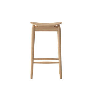 Furniture: Norse Solid Oak Barstool - Natural