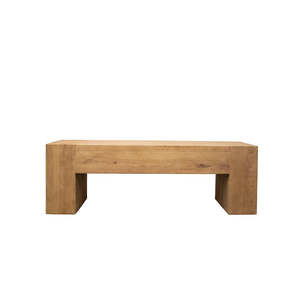 Elm Waterfall Bench - Natural