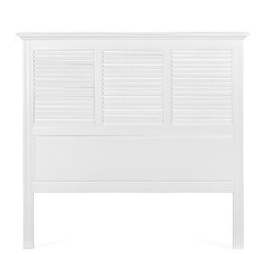 Headboards: Malibu White Headboard - Queen