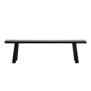Bed Benches: Handmade Peasant Bench 1.50 Metres - Black