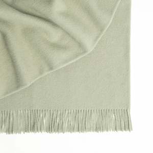 100% NZ Lambswool Weave Throw - Nevis Thyme