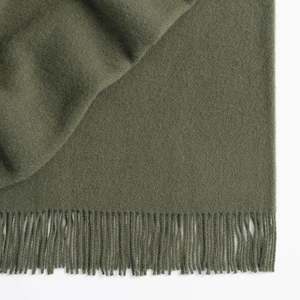 100% NZ Lambswool Weave Throw - Nevis Juniper
