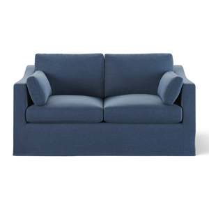 Hamptons: Hamptons Urbane 2.5 Seater Slip-Cover Sofa - Navy