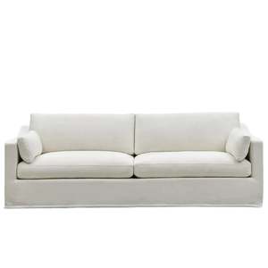 Hamptons Urbane Four Seater Slip-Cover Sofa - Ivory