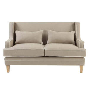 Hamptons Natural Two Seater Couch