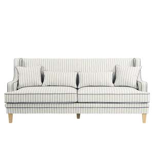 Hamptons Blue Pinstripe Three Seater Couch