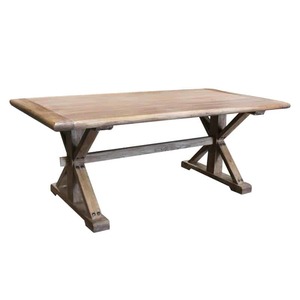 Recycled Elm Rectangular Dining Table 200cm - Natural