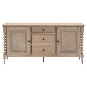 Hamptons Bobbin Oak Buffet - Natural