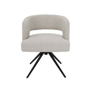 Multipurpose Swivel Chair - Ivory & Black