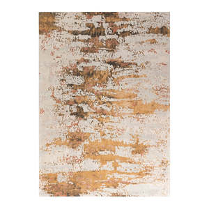 Turkish Style Distressed Rug 3m x 4m - Rust & Sand Tones