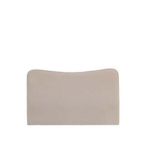 Wave Headboard 130cm High - Beige - Queen