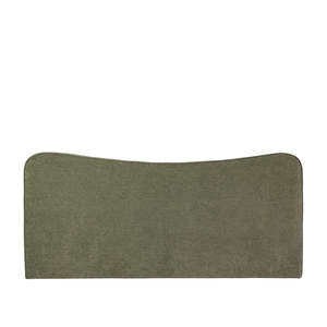 Wave Headboard 130cm High - Herb - Super King
