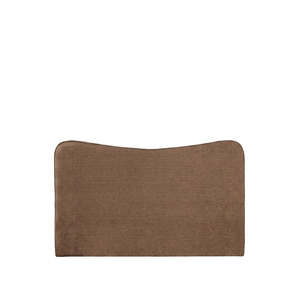 Wave Headboard 130cm High - Toffee - Queen