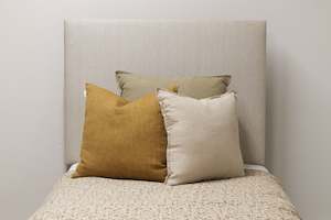 Karamea: Karamea Padded Headboard - Ash