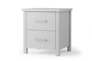 Brook: Brook 2 Drawer Bedside Table