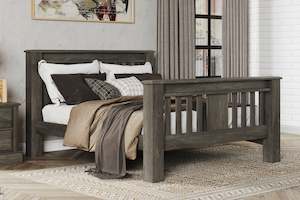 Asher: Asher High Foot Slat Bed