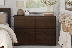 Calais 8 Drawer Lowboy