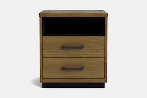 Fenton Bedroom: Fenton 2 Drawer Bedside Table with Box