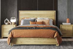 Reva: Reva Solid Panelled Bed