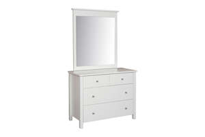 Tillsdale Kids 4 Drawer Dresser & Mirror
