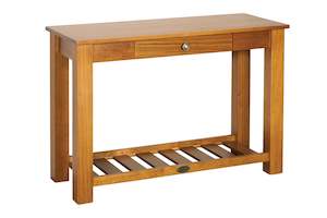 Marsden: Marsden Hall Table with Rack & Drawer
