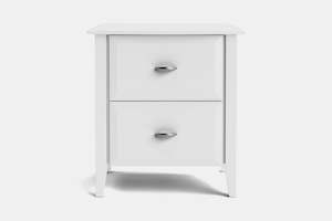 Bedside Tables: Santorini 2 Drawer Bedside Table