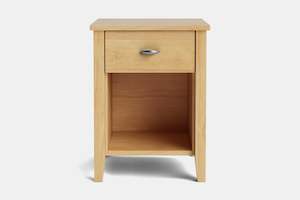 Bedside Tables: Hilton 1 Drawer Bedside Table