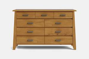 Lowboys: Verve 9 Drawer Lowboy