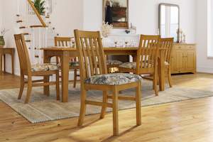 Dining Chairs: Villager Padded Seat Dining Chair