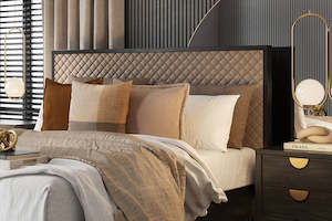 Headboards: Andes Padded Headboard - Ash