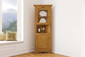 Display Cabinets Shelves: Villager Corner Hutch