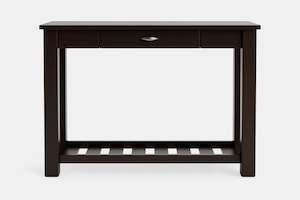 Hall Tables: Charlton Hall Table with Rack and Drawer