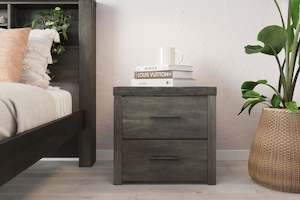Bedside Tables: Alto 2 Drawer Bedside Table